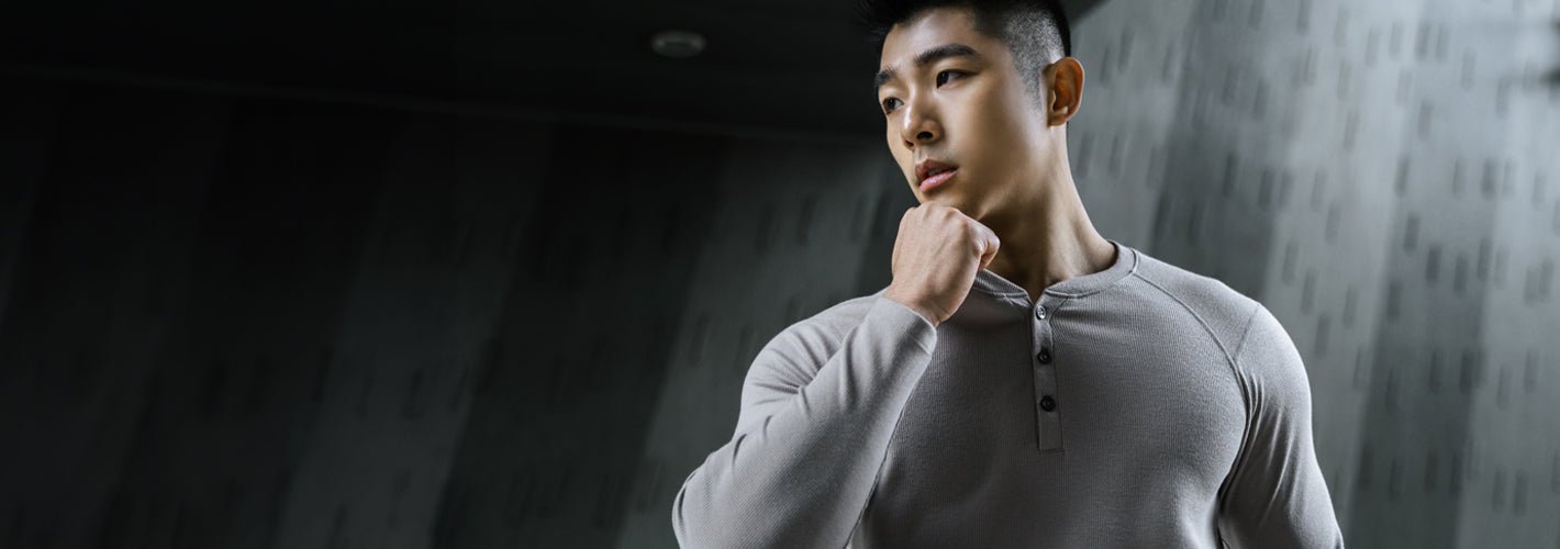 男款 - 長袖 - AROAK 機能健身服飾 | 專為健人打造