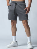 AirFlex™ 機能開岔訓練短褲 (鐵灰) - AROAK 機能健身服飾 | 專為健人打造