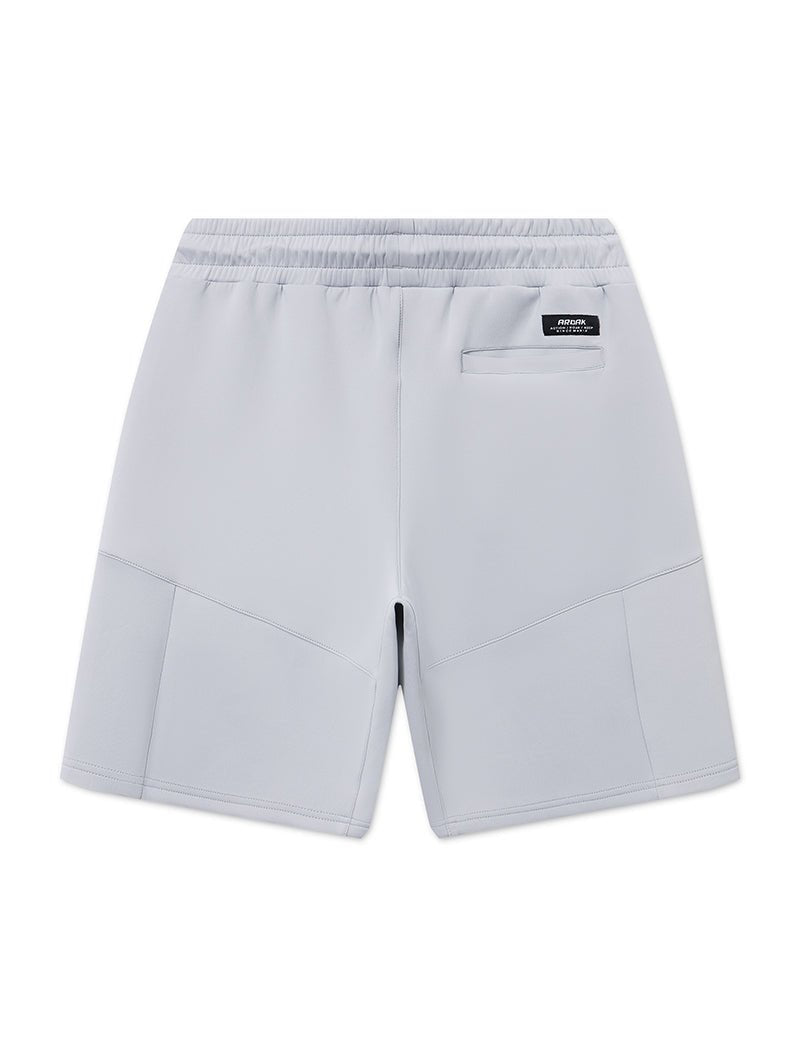 AirFlex™ 機能剪接運動短褲 (淺灰) - AROAK 機能健身服飾 | 專為健人打造