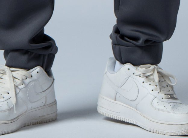 AirFlex™寬鬆剪接束口長褲 (墨綠) - AROAK 機能健身服飾 | 專為健人打造