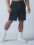 AirFlex™ 機能剪接運動短褲 (丈青) - AROAK 機能健身服飾 | 專為健人打造