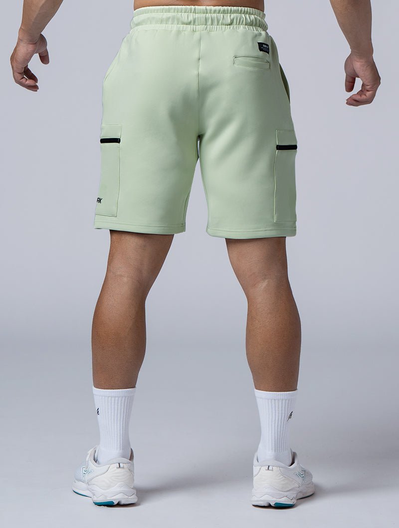 AirFlex™ 拉鍊貼袋訓練短褲 (果綠) - AROAK 機能健身服飾 | 專為健人打造