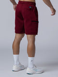 AirFlex™ 拉鍊貼袋訓練短褲 (酒紅) - AROAK 機能健身服飾 | 專為健人打造