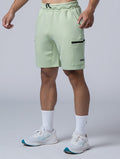 AirFlex™ 拉鍊貼袋訓練短褲 (果綠) - AROAK 機能健身服飾 | 專為健人打造