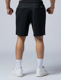 AirFlex™ 寬版機能開岔訓練短褲 (黑) - AROAK 機能健身服飾 | 專為健人打造
