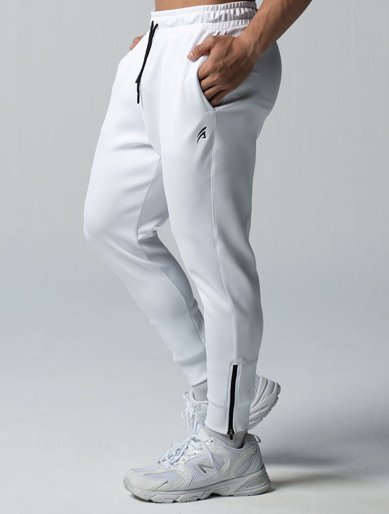 AirFlex™疾速機能九分褲 (白) - AROAK 機能健身服飾 | 專為健人打造