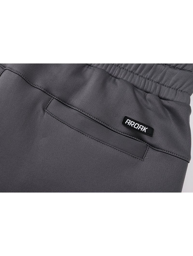 AirFlex™ 機能基礎訓練長褲 (鐵灰) - AROAK 機能健身服飾 | 專為健人打造