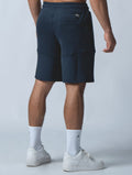 AirFlex™ 機能剪接運動短褲 (丈青) - AROAK 機能健身服飾 | 專為健人打造
