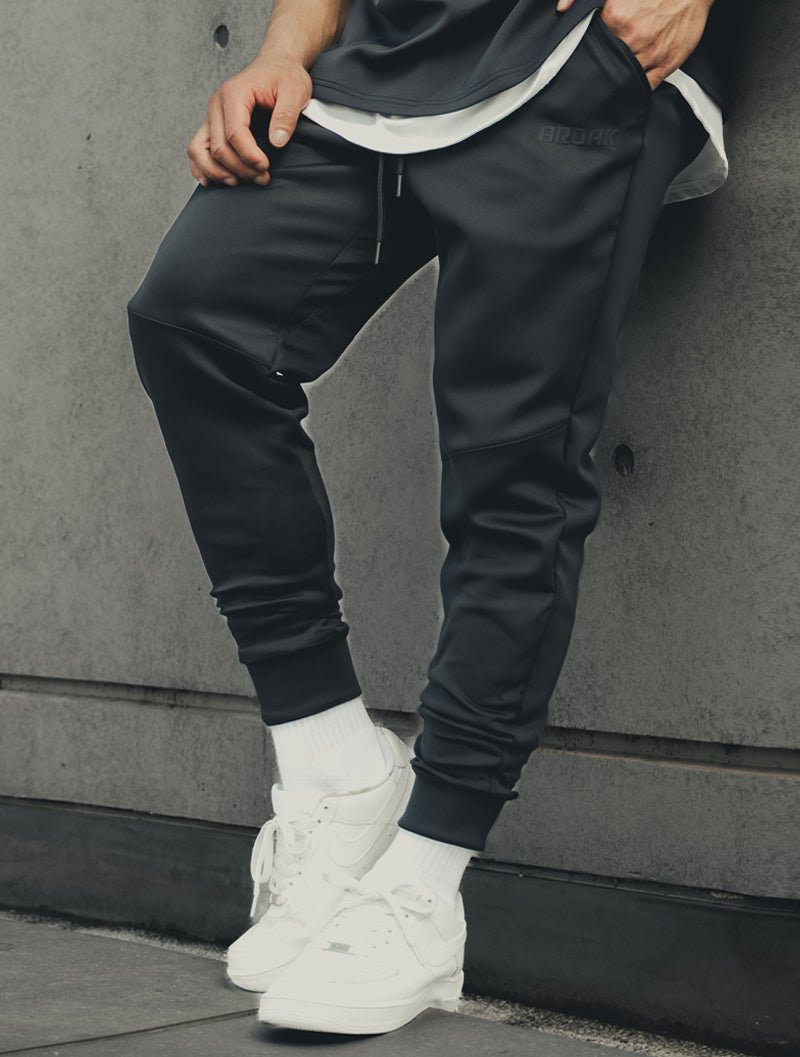 AirFlex™ 機能基礎訓練長褲 (鐵灰) - AROAK 機能健身服飾 | 專為健人打造