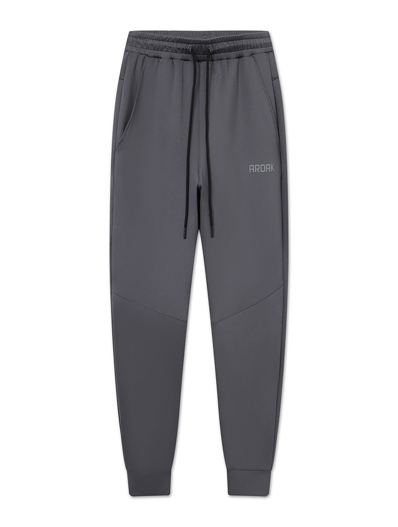AirFlex™ 機能基礎訓練長褲 (鐵灰) - AROAK 機能健身服飾 | 專為健人打造