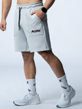 AirFlex™ 極限之巔訓練短褲 (淺灰) - AROAK 機能健身服飾 | 專為健人打造