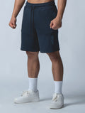 AirFlex™ 機能剪接運動短褲 (丈青) - AROAK 機能健身服飾 | 專為健人打造