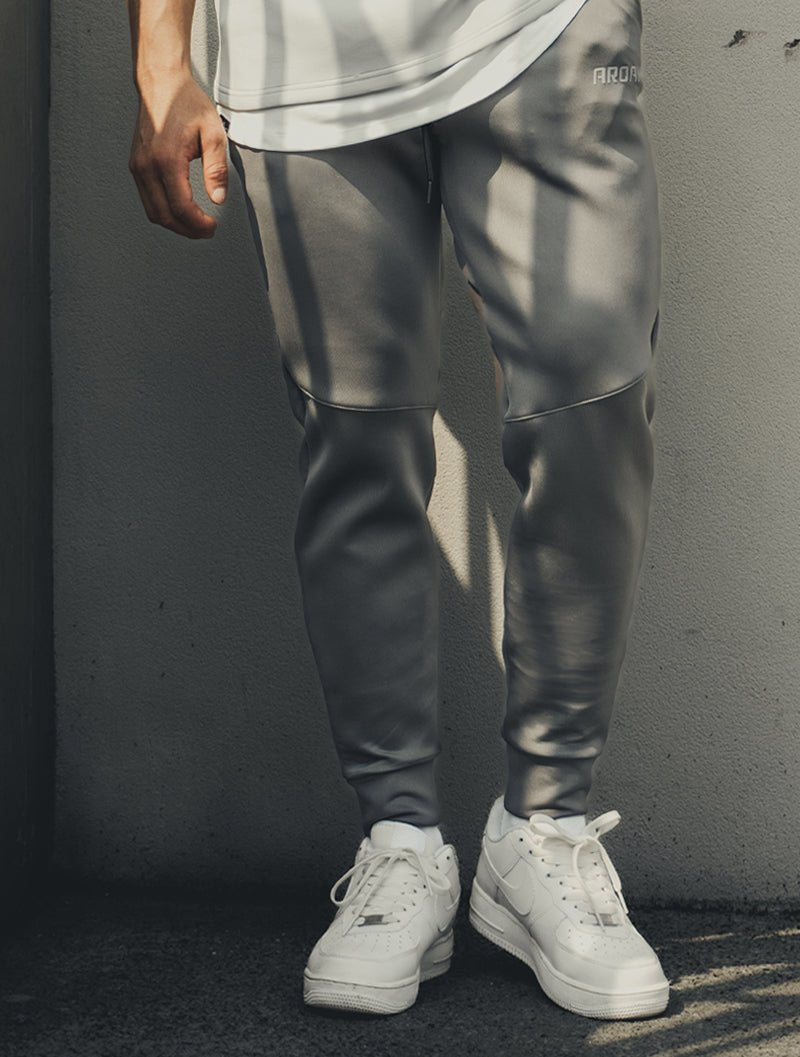 AirFlex™ 機能基礎訓練長褲 (鐵灰) - AROAK 機能健身服飾 | 專為健人打造