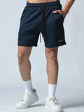 AirFlex™ 機能開岔訓練短褲 (丈青) - AROAK 機能健身服飾 | 專為健人打造