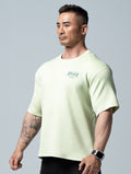 AirFlex™ 戰士的怒吼 OVERSIZED短袖上衣 (果綠) - AROAK 機能健身服飾 | 專為健人打造