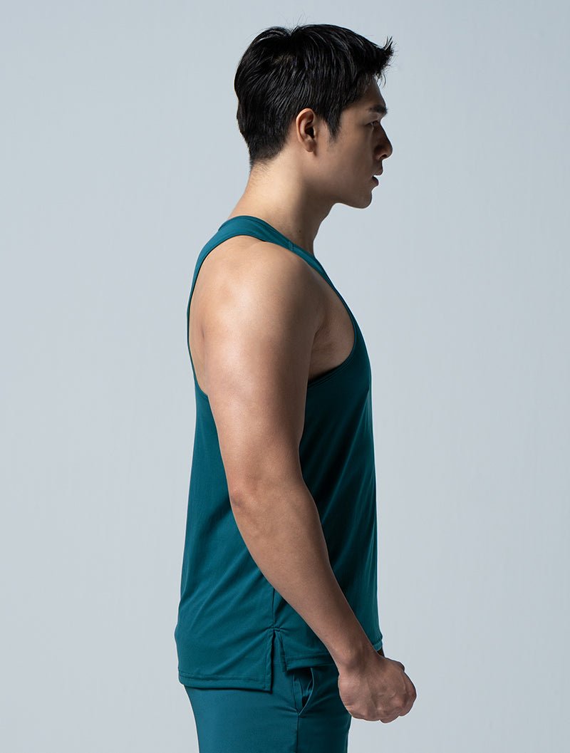 Airy™ 輕量機能疾速背心 (湖藍) - AROAK 機能健身服飾 | 專為健人打造