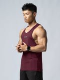 ArcTech™ 機能挖背訓練背心 (酒紅) - AROAK 機能健身服飾 | 專為健人打造