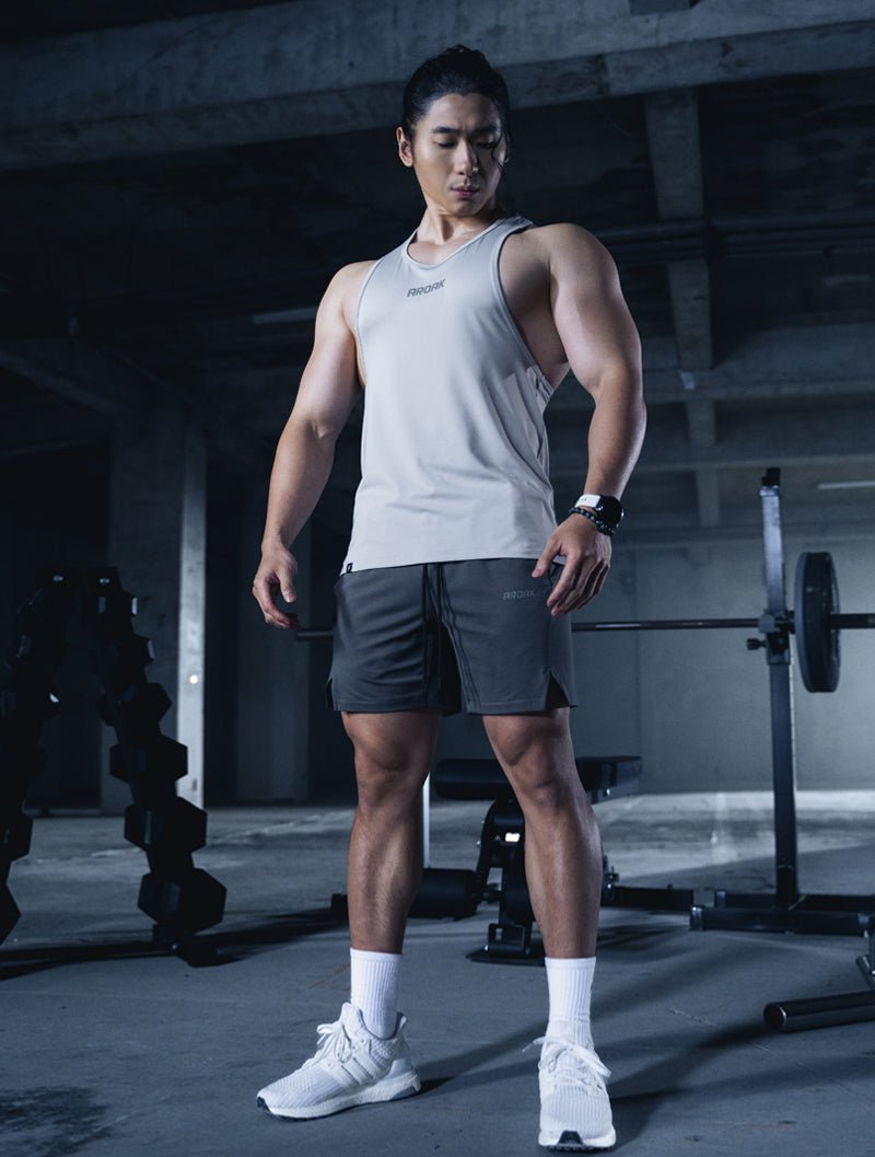 ArcTech™ 機能挖背訓練背心 (酒紅) - AROAK 機能健身服飾 | 專為健人打造