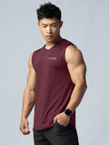 ArcTech™ 機能寬肩訓練背心 (酒紅) - AROAK 機能健身服飾 | 專為健人打造