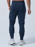 ArcTech™機能拉鍊口袋長褲 (深藍) - AROAK 機能健身服飾 | 專為健人打造