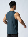 ArcTech™ 機能寬肩訓練背心 (藍綠) - AROAK 機能健身服飾 | 專為健人打造