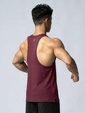 ArcTech™ 機能挖背訓練背心 (酒紅) - AROAK 機能健身服飾 | 專為健人打造