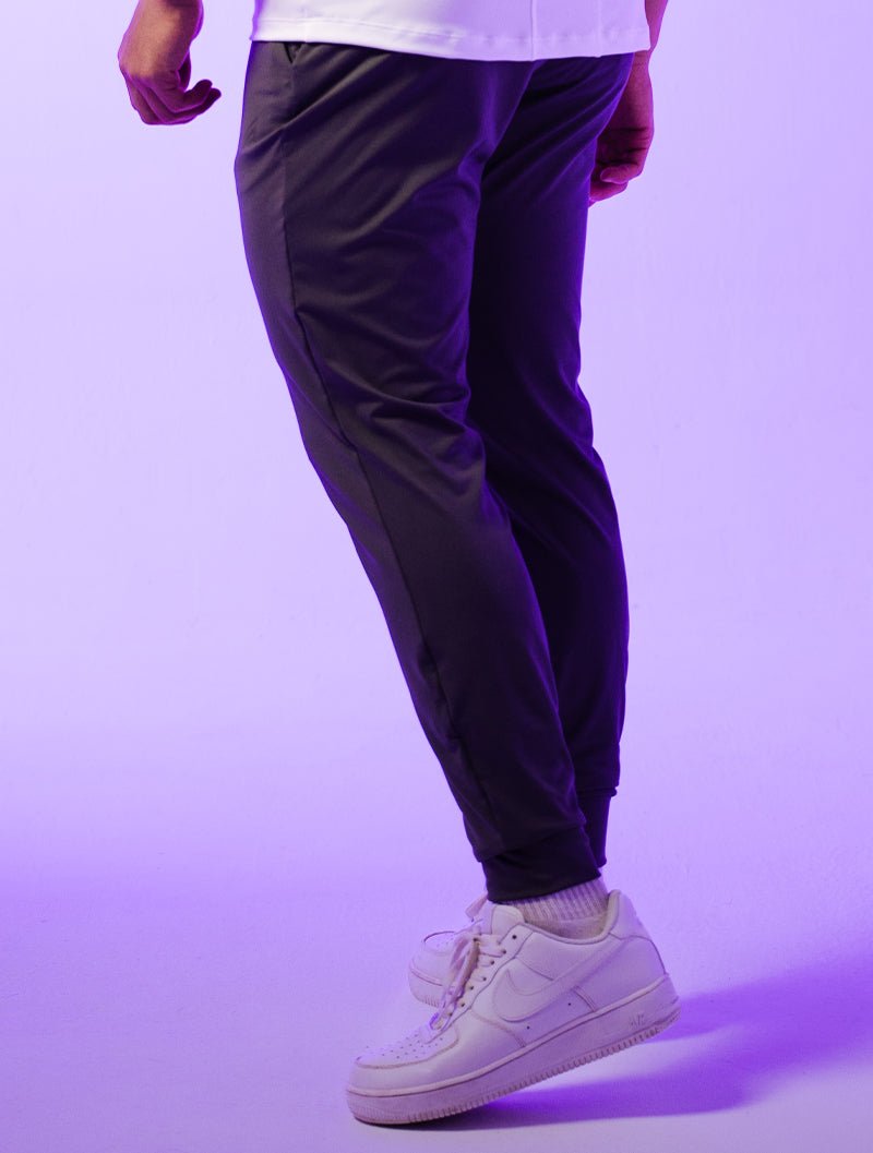 ArcTech™機能拉鍊口袋長褲 (鐵灰) - AROAK 機能健身服飾 | 專為健人打造