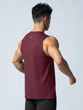 ArcTech™ 機能寬肩訓練背心 (酒紅) - AROAK 機能健身服飾 | 專為健人打造