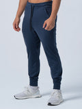 ArcTech™機能拉鍊口袋長褲 (深藍) - AROAK 機能健身服飾 | 專為健人打造