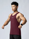 ArcTech™ 機能挖背訓練背心 (酒紅) - AROAK 機能健身服飾 | 專為健人打造