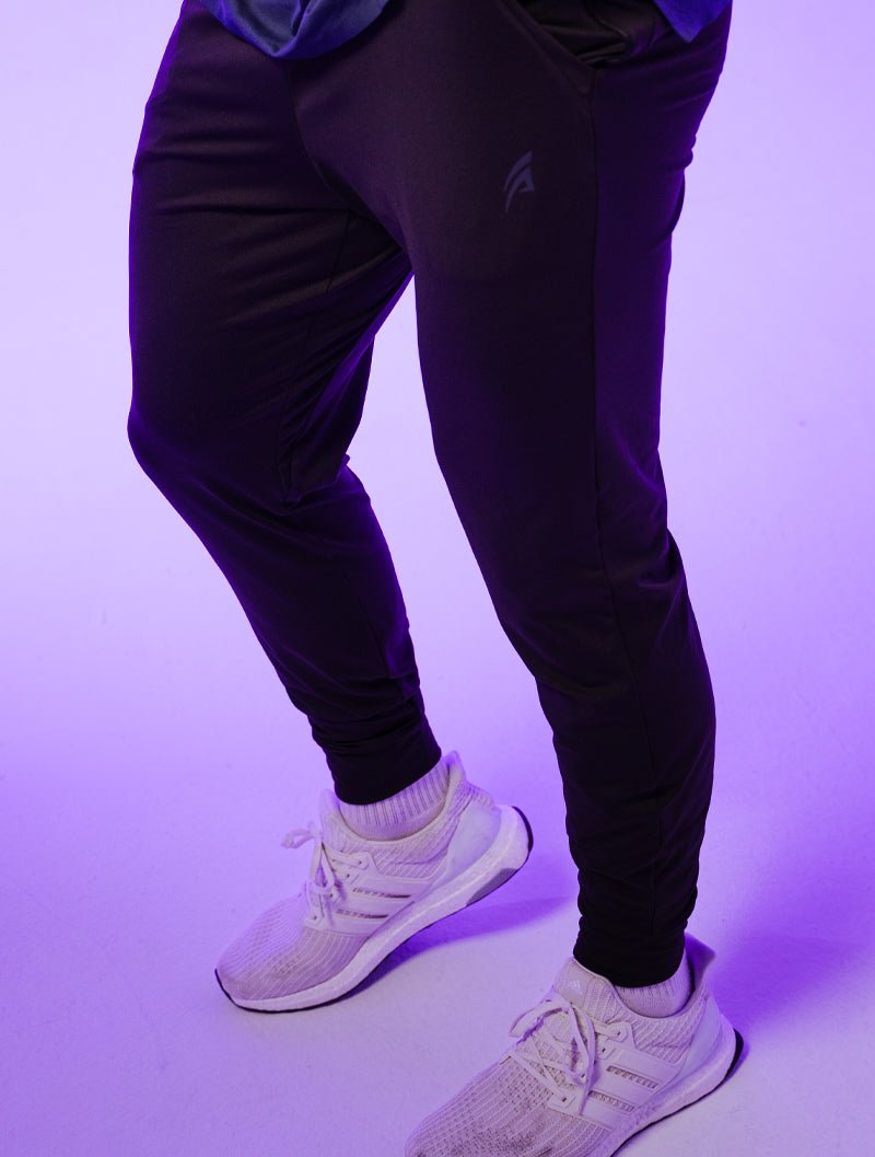 ArcTech™機能拉鍊口袋長褲 (鐵灰) - AROAK 機能健身服飾 | 專為健人打造