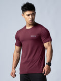 ArcTech™ 機能訓練上衣 (酒紅) - AROAK 機能健身服飾 | 專為健人打造