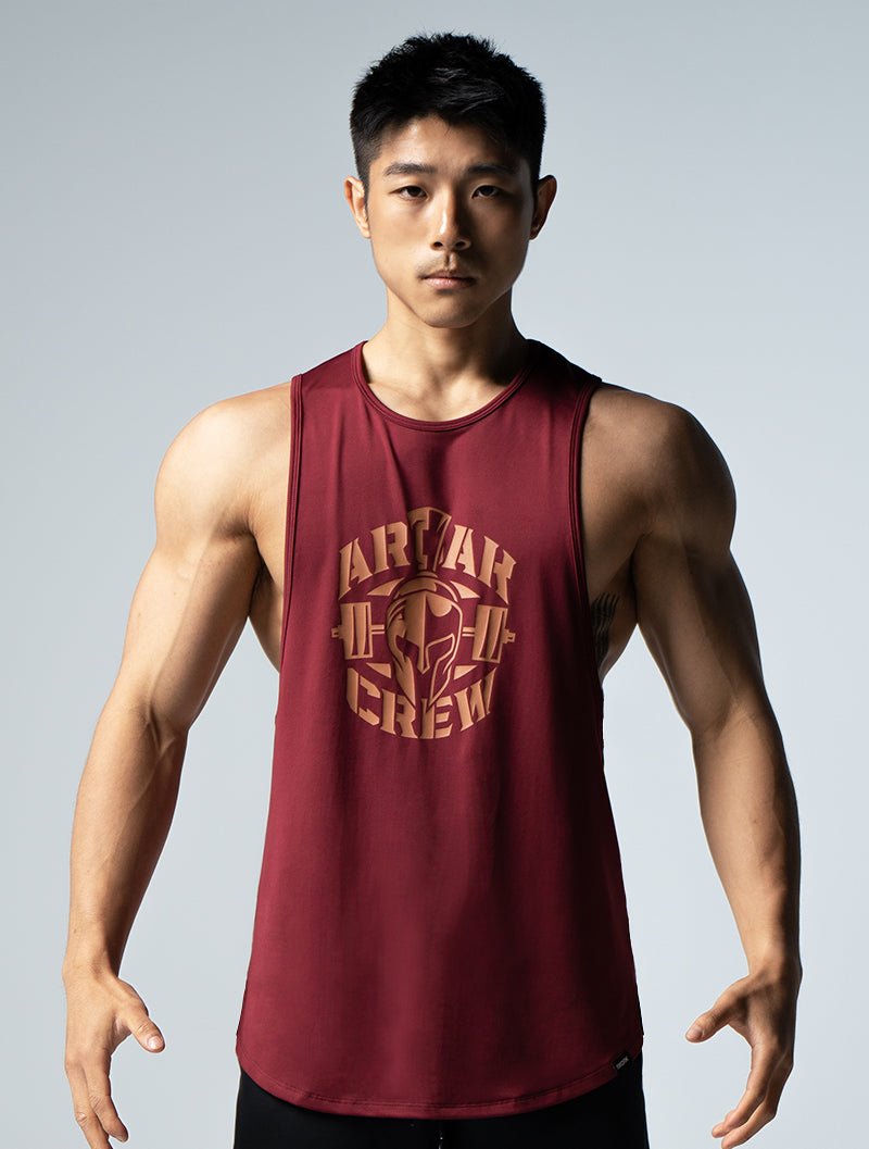 ArcTech™ AROAK CREW機能背心 (酒紅) - AROAK 機能健身服飾 | 專為健人打造