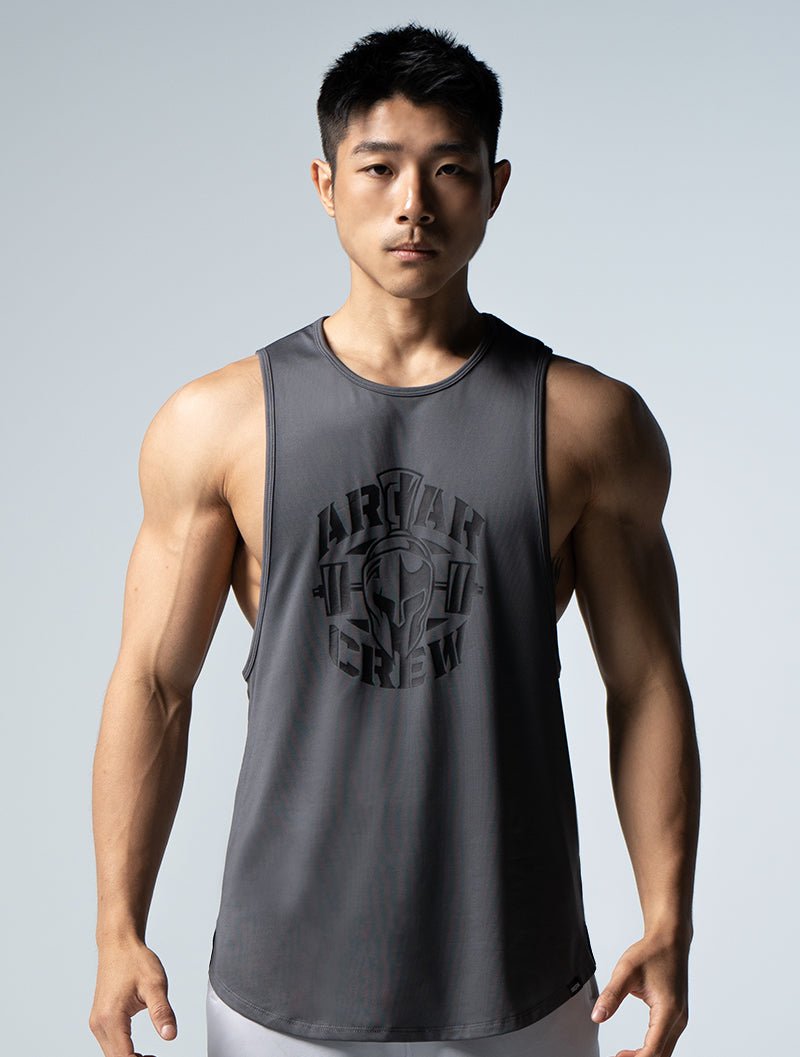 ArcTech™ AROAK CREW機能背心 (鐵灰) - AROAK 機能健身服飾 | 專為健人打造