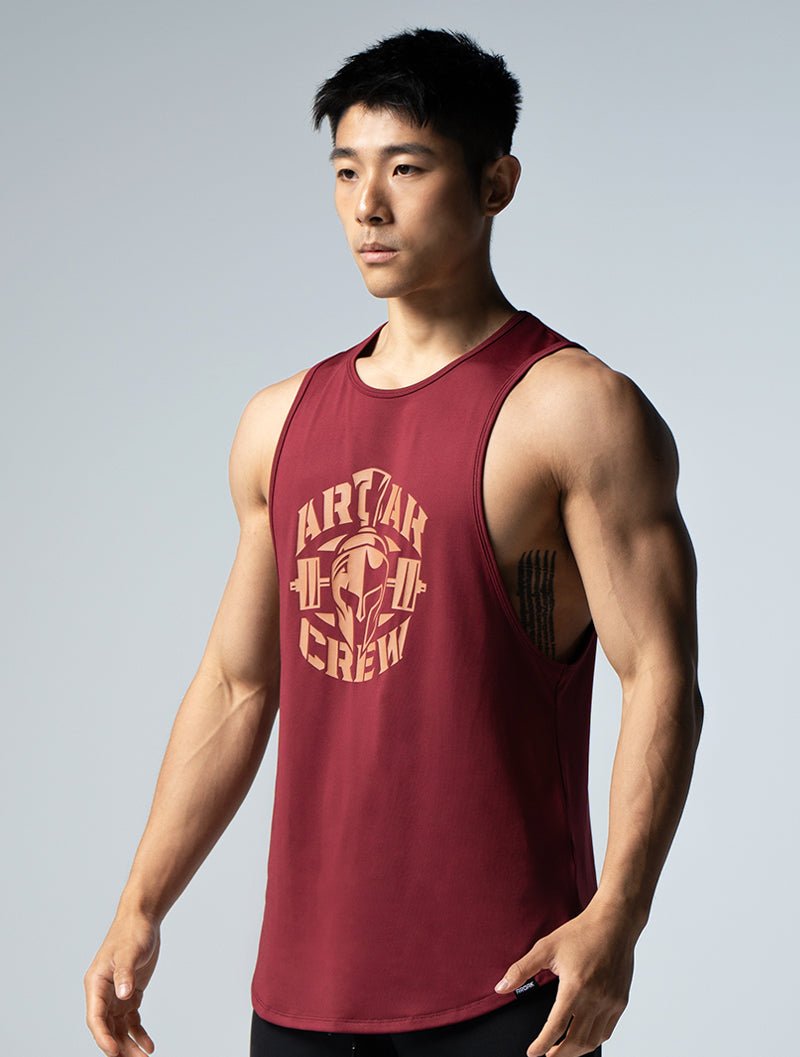 ArcTech™ AROAK CREW機能背心 (酒紅) - AROAK 機能健身服飾 | 專為健人打造