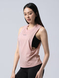 ArcTech™ 機能訓練側挖長版背心@ (櫻花紅) - AROAK 機能健身服飾 | 專為健人打造
