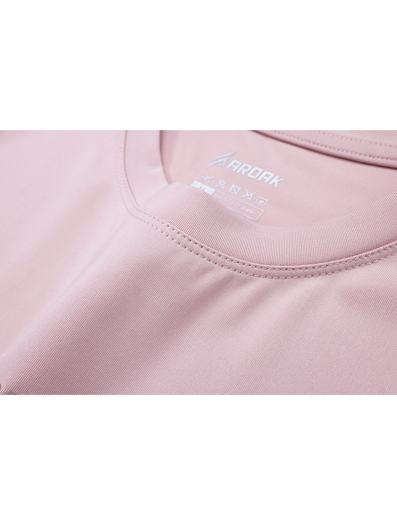 ArcTech™ 機能訓練側挖長版背心@ (櫻花紅) - AROAK 機能健身服飾 | 專為健人打造