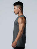 ArcTech™ Elite寬肩剪接訓練背心 (鐵灰) - AROAK 機能健身服飾 | 專為健人打造