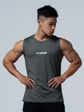 ArcTech™ Elite寬肩剪接訓練背心 (鐵灰) - AROAK 機能健身服飾 | 專為健人打造
