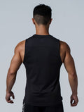 ArcTech™ Essential 剪接弧襬背心 (黑) - AROAK 機能健身服飾 | 專為健人打造