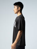 ArcTech™ OVERSIZED文字印花機能上衣 (黑) - AROAK 機能健身服飾 | 專為健人打造