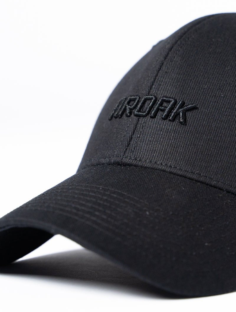 AROAK 經典電繡老帽 (黑) - AROAK 機能健身服飾 | 專為健人打造