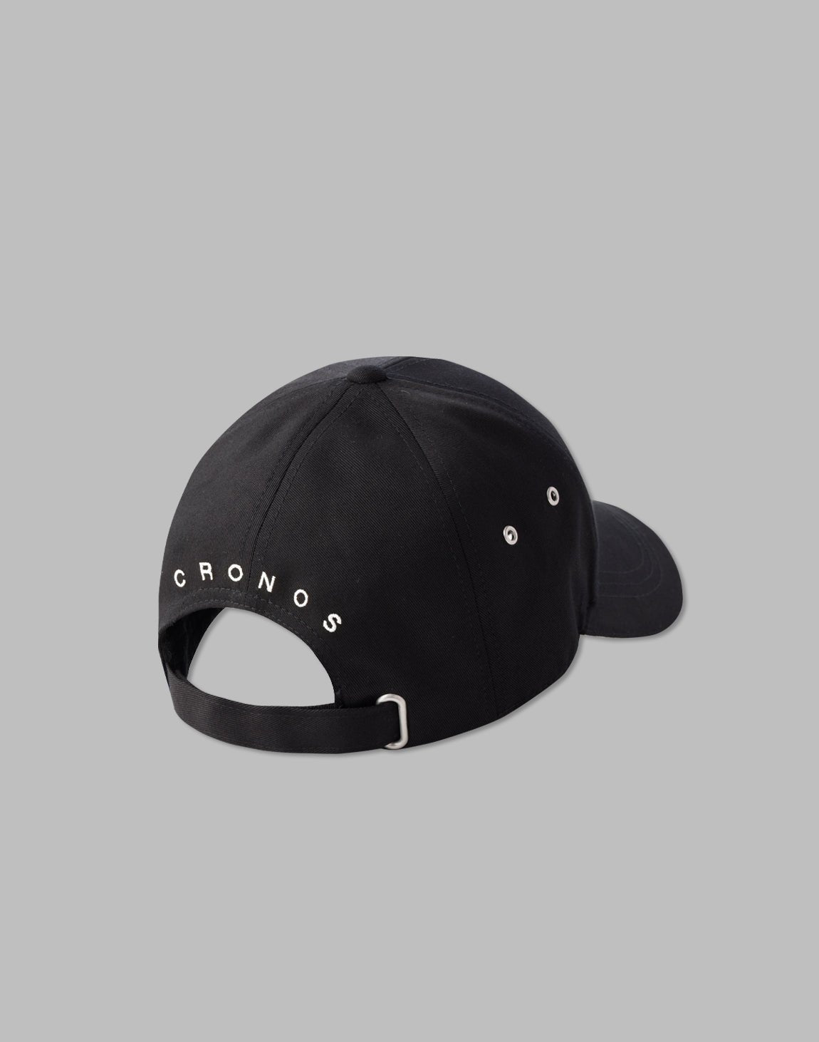 CRONOS 標誌刺繡帽子 (黑白) - AROAK 機能健身服飾 | 專為健人打造