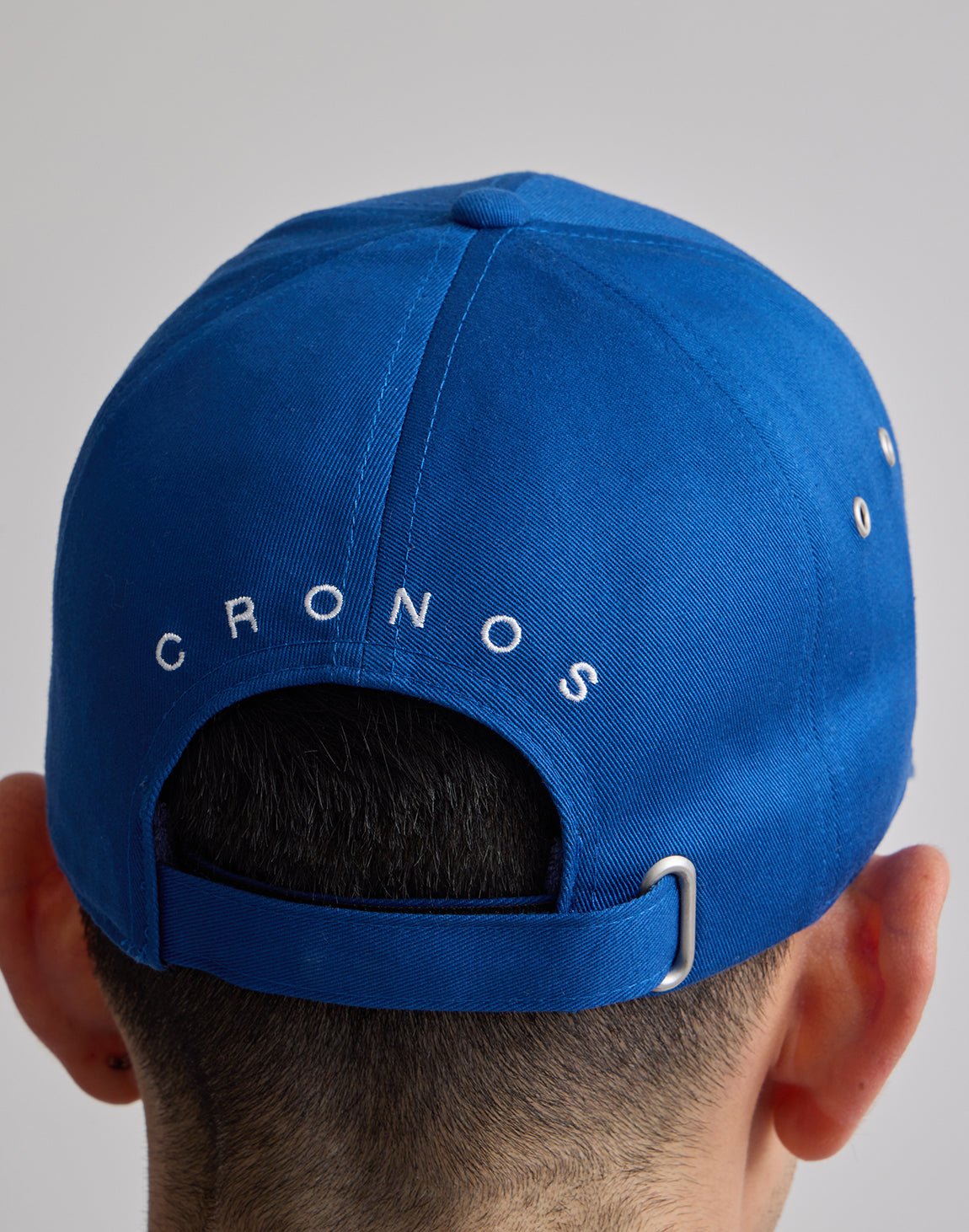 CRONOS 標誌刺繡帽子 (藍) - AROAK 機能健身服飾 | 專為健人打造