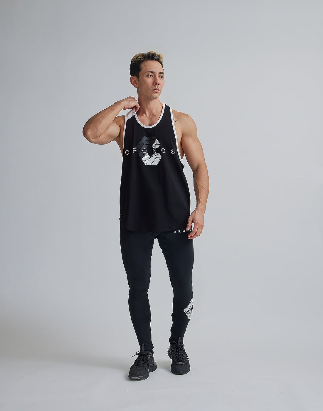 CRONOS 經典背心 (黑) - AROAK 機能健身服飾 | 專為健人打造