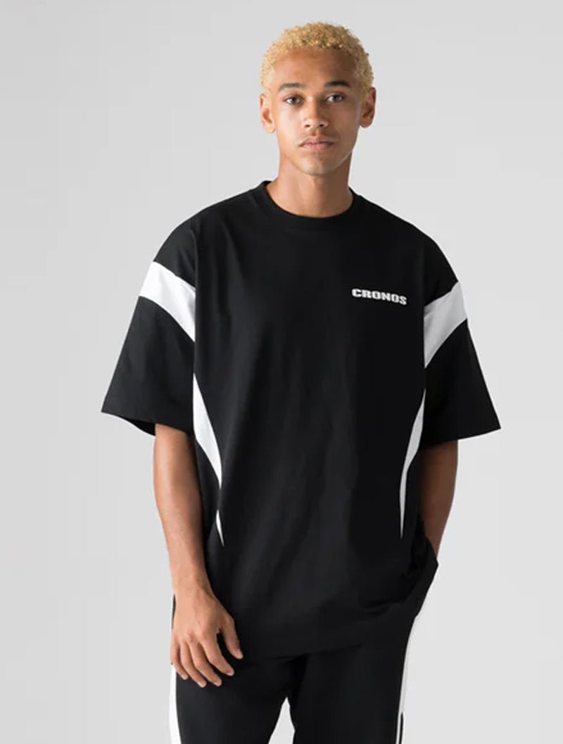 CRONOS 橢圓形logoT恤 (黑) - AROAK 機能健身服飾 | 專為健人打造