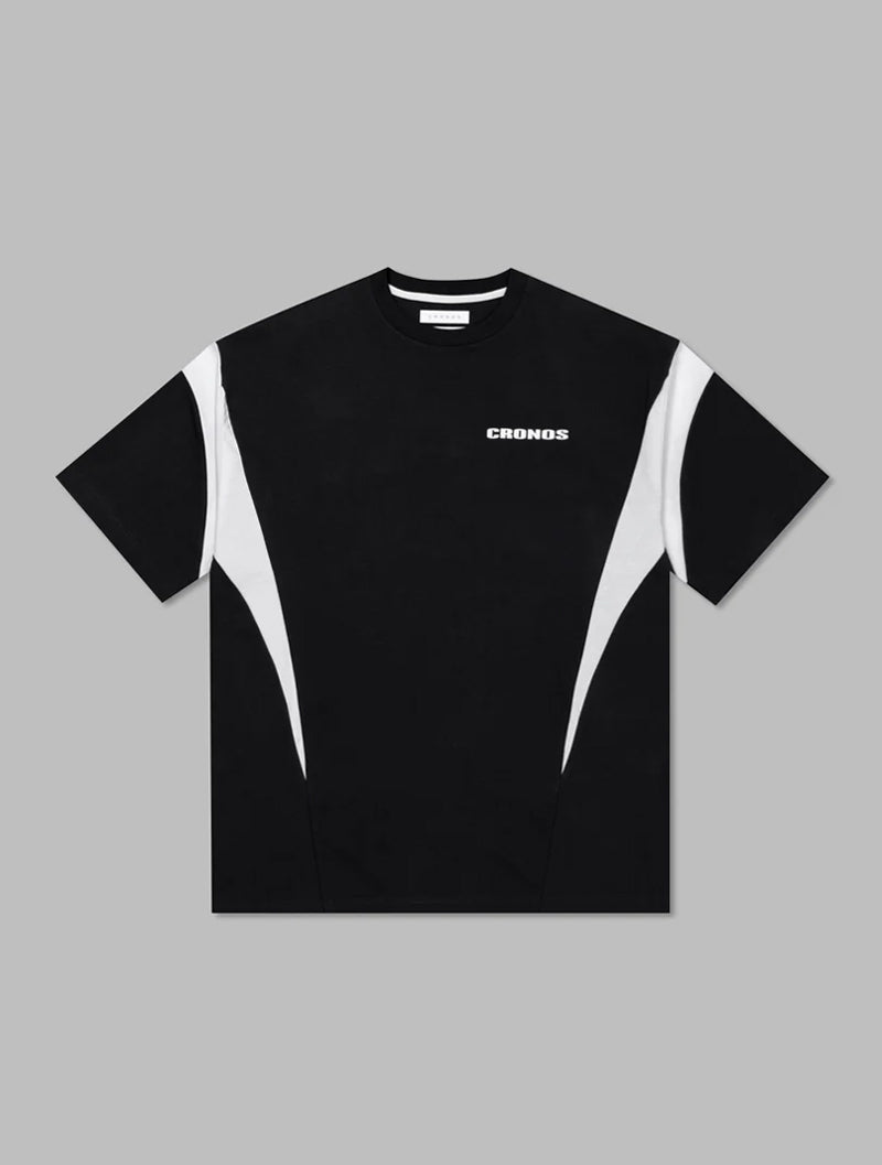 CRONOS 橢圓形logoT恤 (黑) - AROAK 機能健身服飾 | 專為健人打造