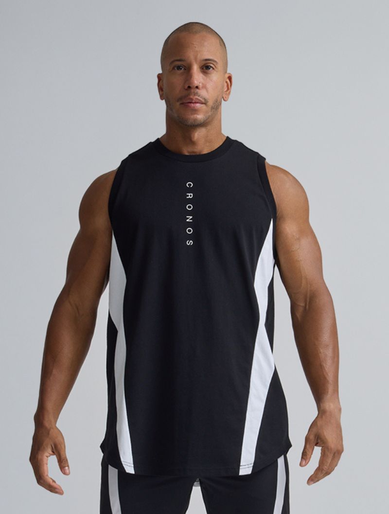 CRONOS TRIDENT 背心 (黑) - AROAK 機能健身服飾 | 專為健人打造