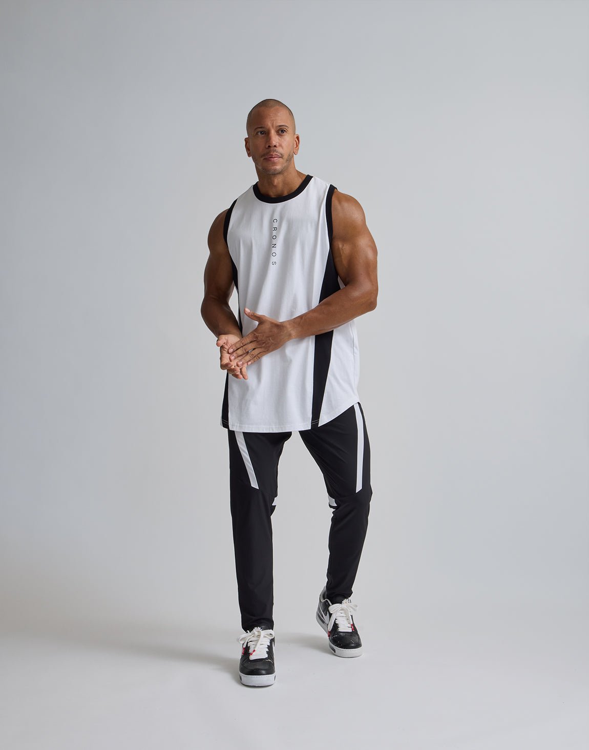 CRONOS TRIDENT 背心 (白) - AROAK 機能健身服飾 | 專為健人打造