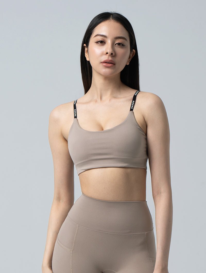 Doux™ 聚焦調節運動內衣 24 - 1(奶茶杏) - AROAK 機能健身服飾 | 專為健人打造